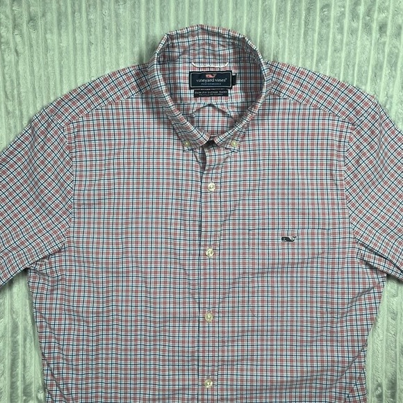 Vineyard Vines Performance Slim Fit Tucker Button Down Shirt Men's M Preppy Date - Picture 7 of 16